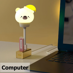 15 Pks Led Usb Cute Cartoon Night Light