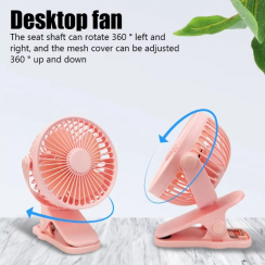 5 Pks Electric Portable Desktop Rechargeable Mini Air Cooler