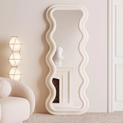 Irregular Framed Wavy Full Length Mirrors